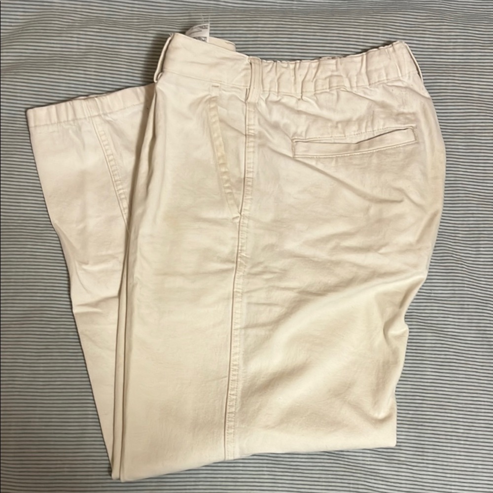 Off white Elastic Waistband Chinos Lightweight men’s S